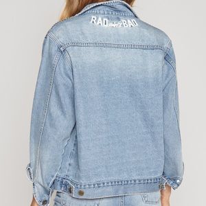 AMUSE SOCIETY Outlands Rad Ain’t Bad Denim Jacket